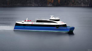 hybrid/elektrisk sightseeingfartøy