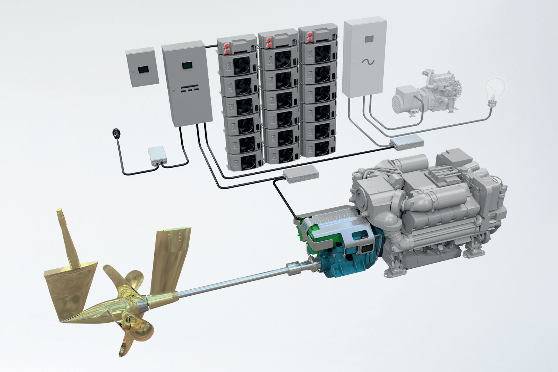 Servogear power the world´s first plugin hybrid fast-ferry 2