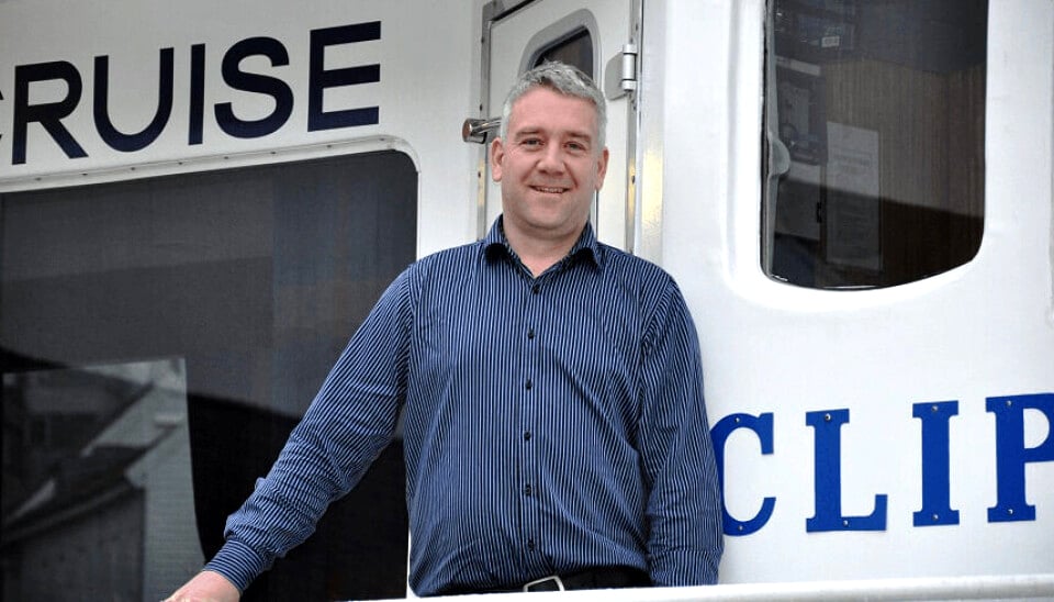 Lars André Rødne, daglig leder i Rødne Fjord Cruise