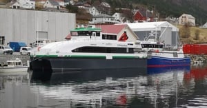 verdens første hurtigferge med plugin-hybrid